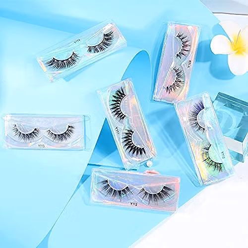 Real Faux Mink Lash Extensions 5D Fluffy Vegan Mink Cotton 3D Natural Eyelash